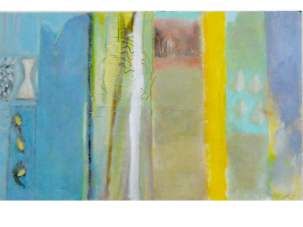 Blue Interior - 36cm x 49cm